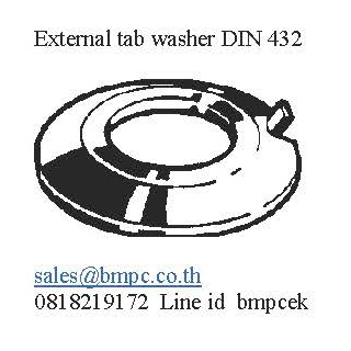 External tab washer แหวนพับล๊อกกันคลาย DIN432, schnorr, amecoil